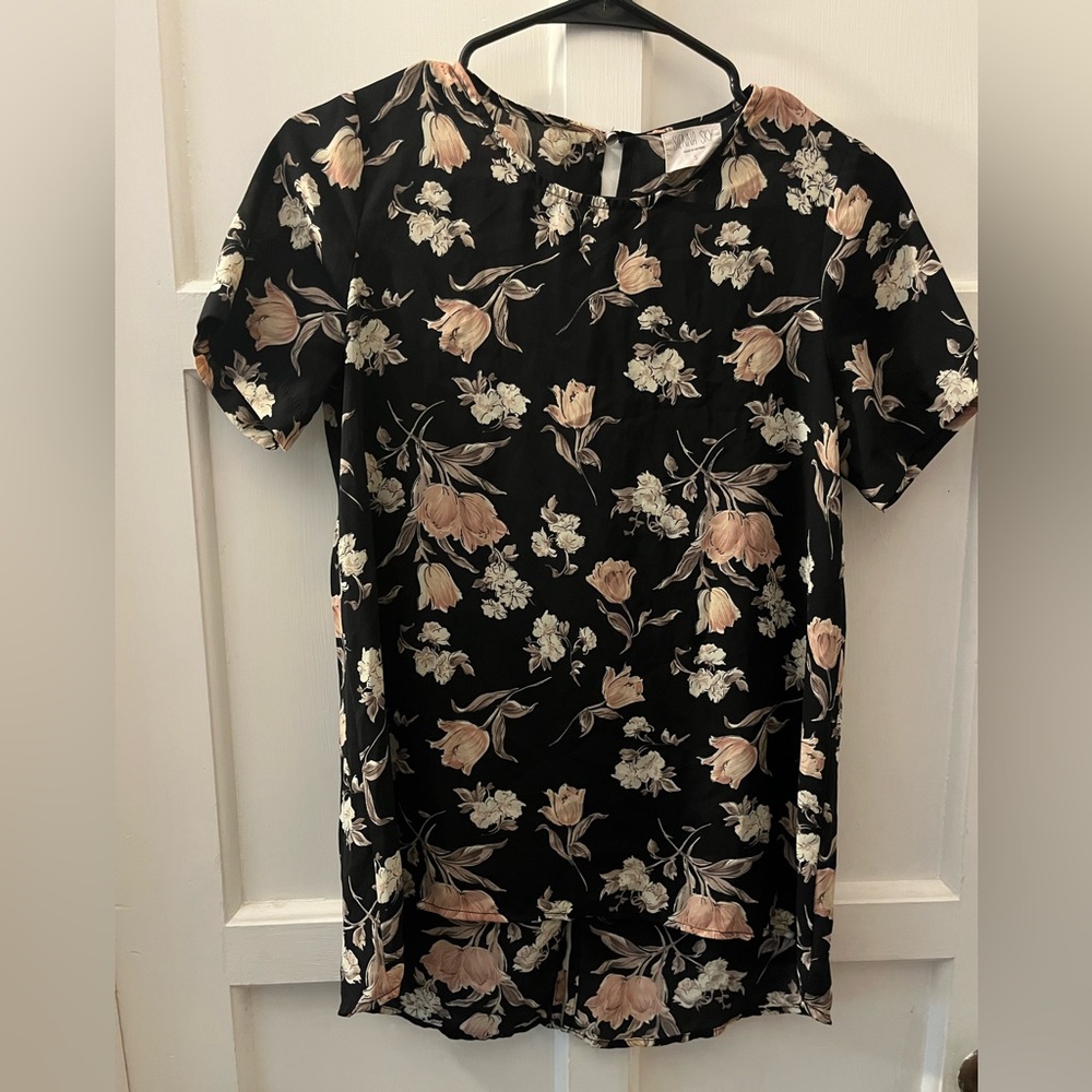 Women’s floral print blouse